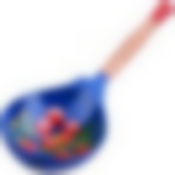 Ложка деревянная столовая "Синяя кудрина"