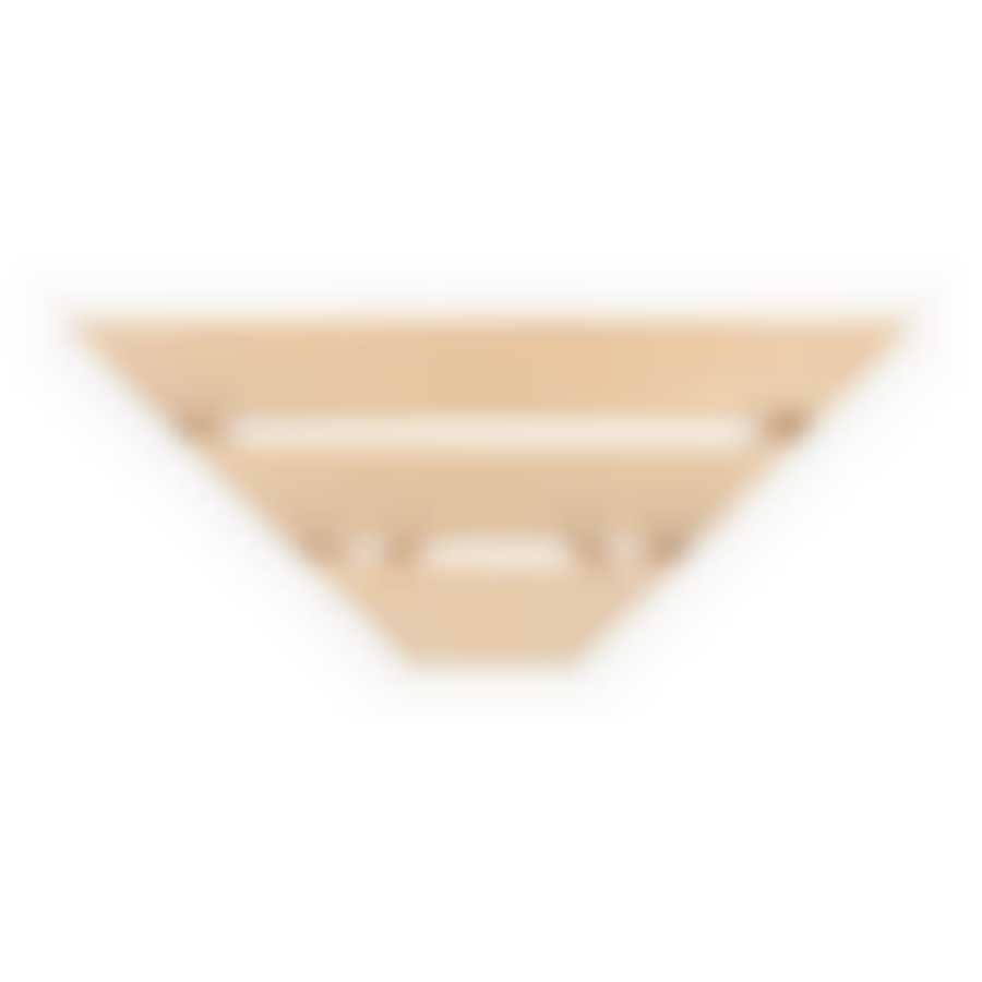 Полка с вешалкой, угловая, 4 крючка, 58х11х29 см, липа