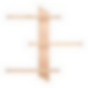 Полка трехъярусная, 51х50х9 см, липа