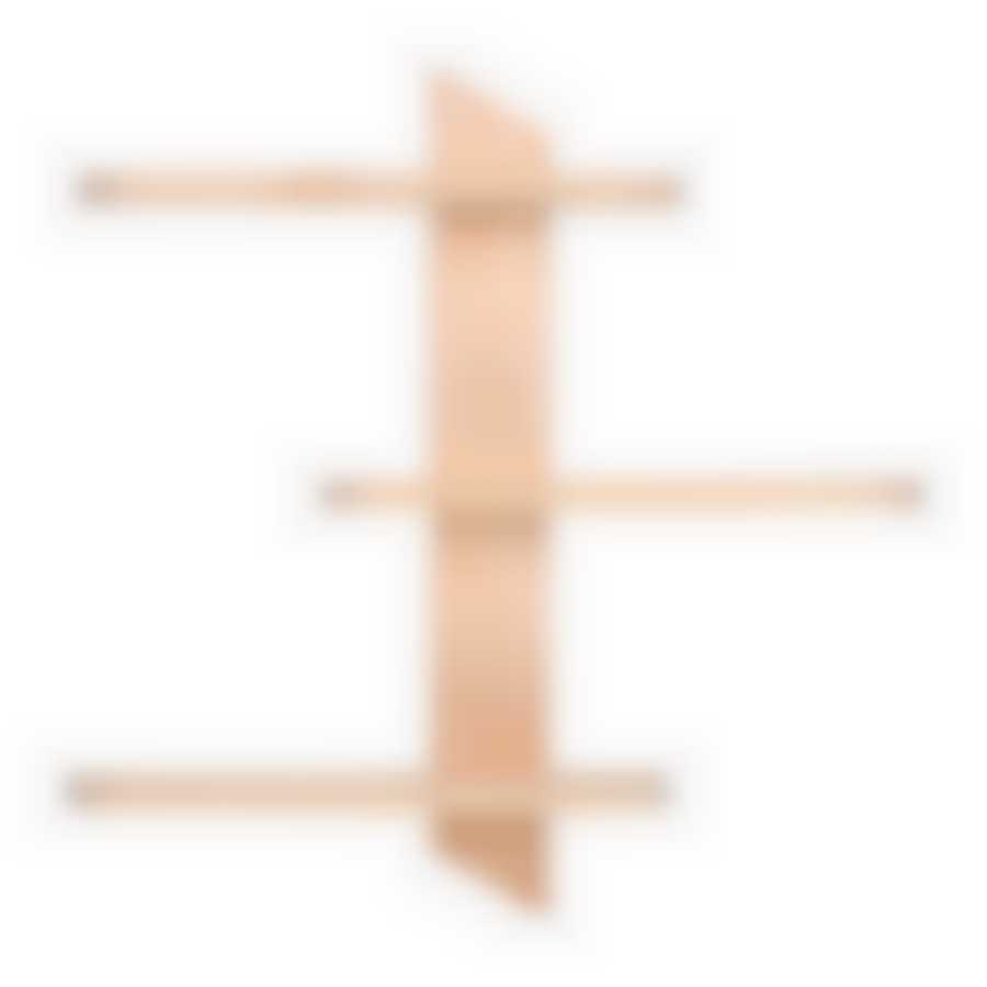 Полка трехъярусная, 51х50х9 см, липа