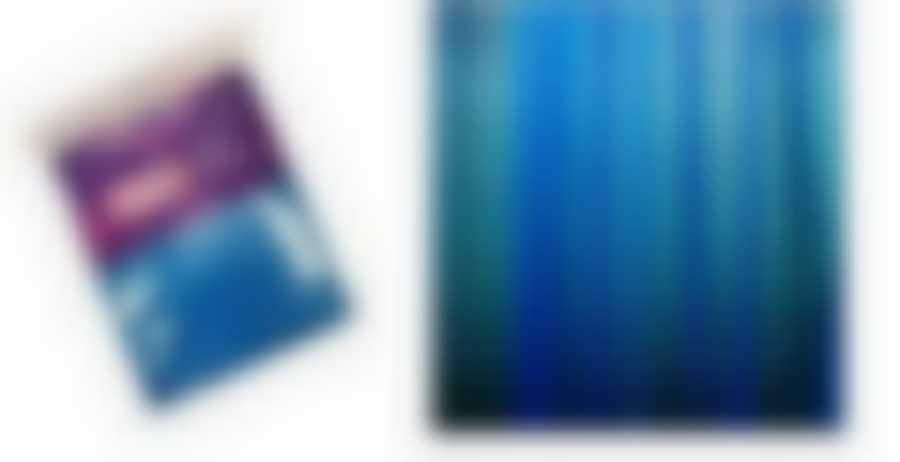 Штора для ванной EVA 3D, синяя,180х180см