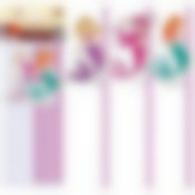 Трубочки для коктейля "Русалки". 6 шт. Длина 24 см. NEW