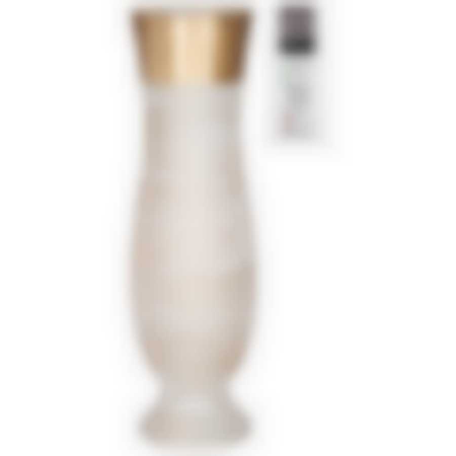 Ваза oregon Julia gold white высота 50см