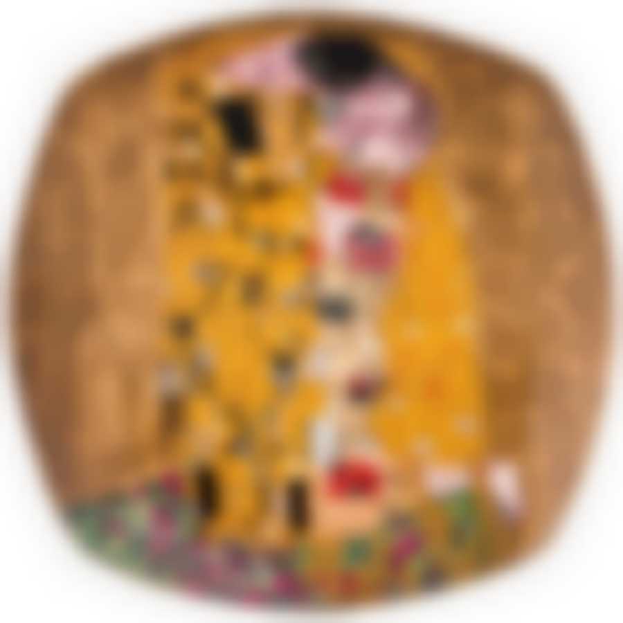 Тарелка квадратная lefard Поцелуй (г. климт) 19 см золотая 