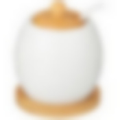 Сахарница с ложкой Native 300 мл. 8*8 см. высота=10 см 