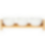 Набор из 3-х розеток Native 250 мл на подставке 33*9 см. в=8 см 