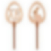 Топпер для кулича и пасхи "Пасхальный заяц". Набор 2шт. Размер 10,5х3,6х0,7 см NEW