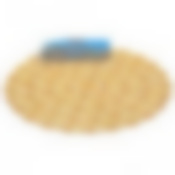 Коврик в раковину "Бусины" (круг) D29см NEW (цвет в ассортименте)