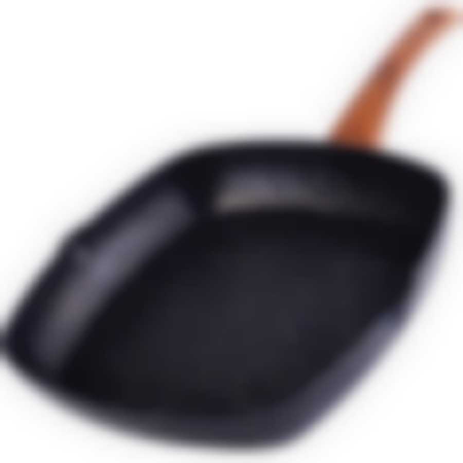 Сковорода-гриль 28см мрам/крош.Иран.MB