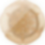 Тарелка акцентная Snowflake gold 21см
