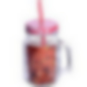 Кружка с крышкой и трубочкой 400мл