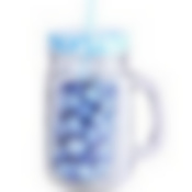 Кружка с крышкой и трубочкой 400мл