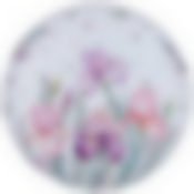 Поднос сервировочный agness Ирисы 33х2,1 см