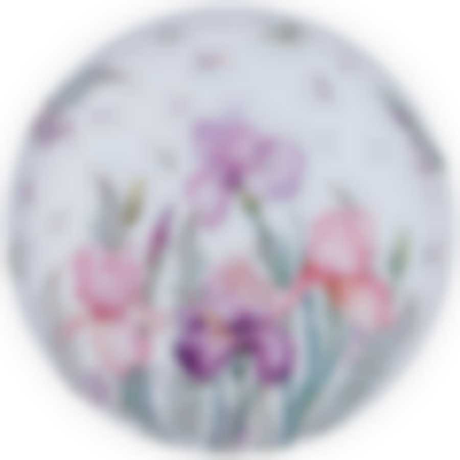 Поднос сервировочный agness Ирисы 33х2,1 см