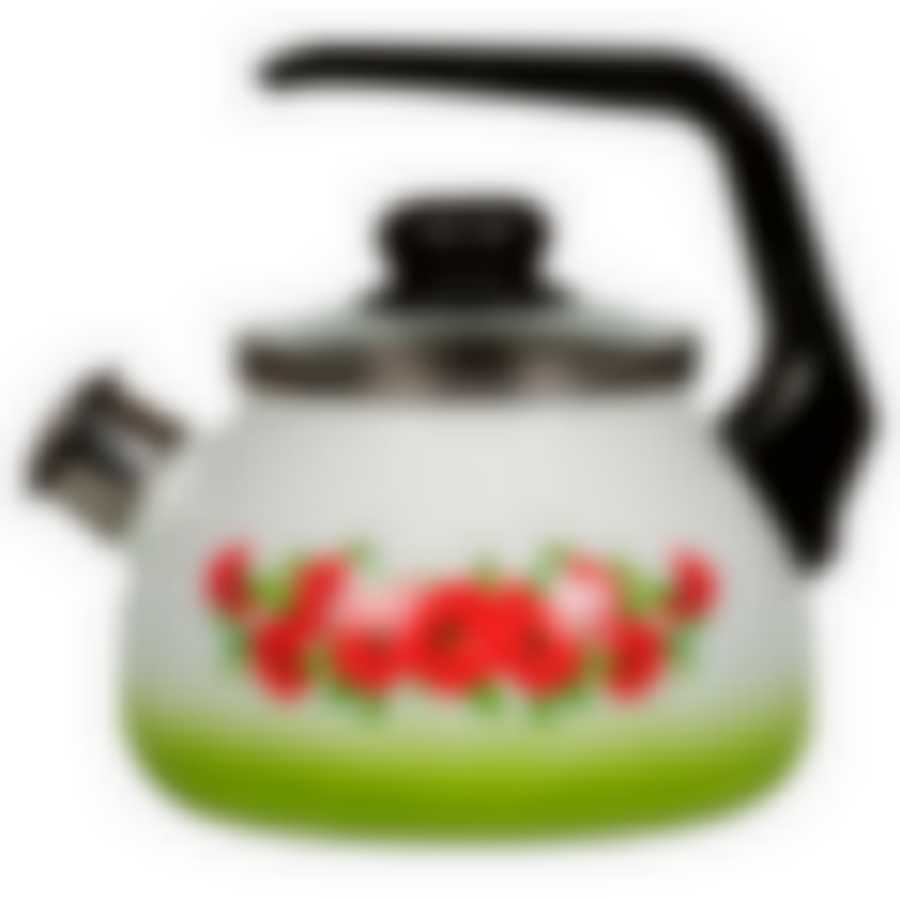 Чайник 2,0л со свистком Восточный мак