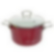 Кастрюля 4,0л цилиндрическая Bon Appetit вишневый Vitross