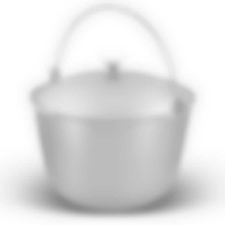 Котел литой 30л походный котел походный из литого алюминия с ручкой