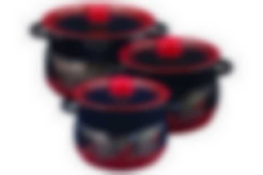 Набор 3 предмета Рябинка красно-черный