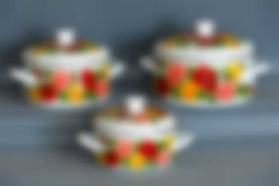 Набор 3 предмета Розовый рай-1 белый