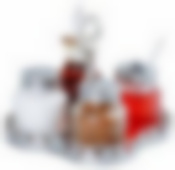 Набор для специй 4 пр. (соль, перец, горчица, масло) на подставке