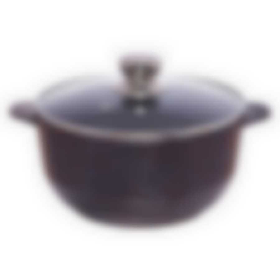 Кастрюля литая 6,0л стеклянная крышка Сапфир ТМ Традиция, ТС5263