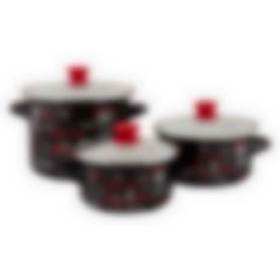 Набор 3 предмета Отдых-5-1-Люкс красный, черный