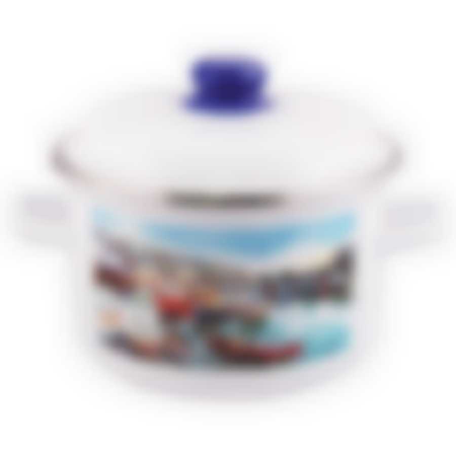 Кастрюля 5,5л цилиндрическая Романтика ТМ Appetite, 1RD221M