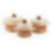 Набор 3 предмета Сельский мотив-1 слоновая кость, слоновый