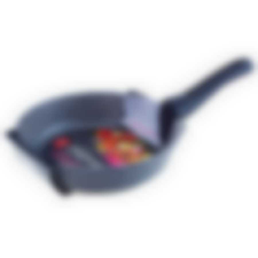 Сковорода литая 20см съемная ручка Мрамор ТМ Традиция, ТМ2205