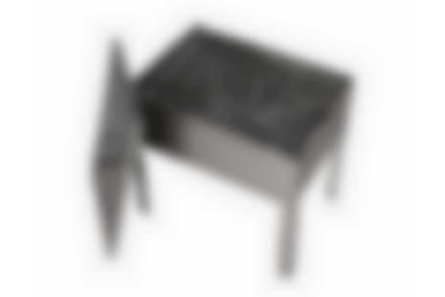 Коптильня-мангал 410x290x384мм, 1с2464