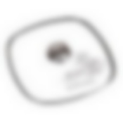 Крышка 28х28см нержавеющий ободок нержавеющая ручка с деколью ТМ KUKMARA, с28-2т112