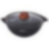 Казан литой 3,5л для плова стеклянная крышка Granit ultra blue, кгг37а