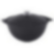 Казан литой 6,0л для плова стеклянная крышка Темный мрамор ТМ KUKMARA, кмт65а