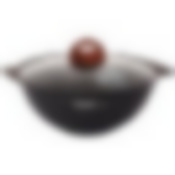 Казан литой 4,5л для плова стеклянная крышка Granit ultra original, кго47а