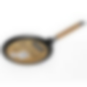 Сковорода блинная 22см съемная ручка ТМ Гардарика, 0822