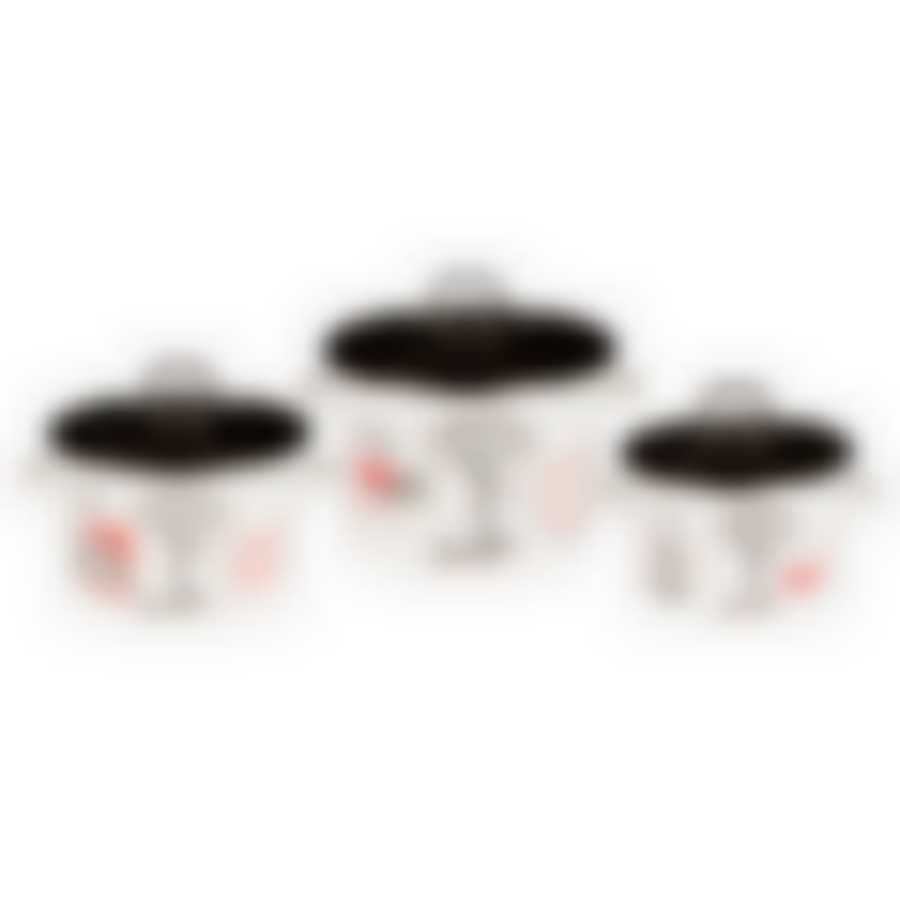 Набор 3 предмета Осенний парк-5-1-Люкс стиль, белый