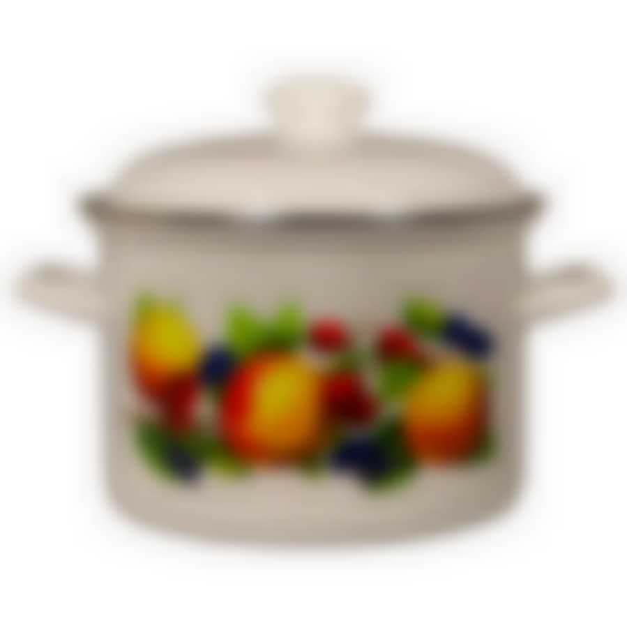 Кастрюля эмал 2,0л Яблоки, 1610АП2/4