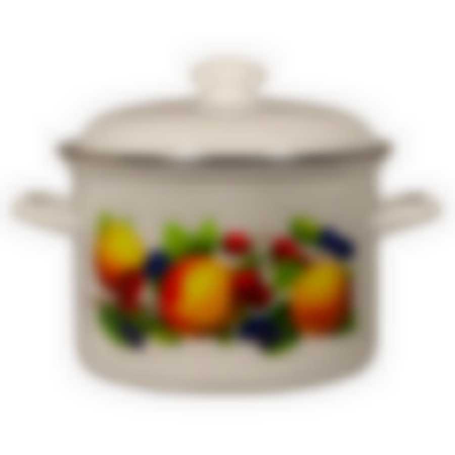 Кастрюля эмал 3,0л Яблоки, 1612АП2/4