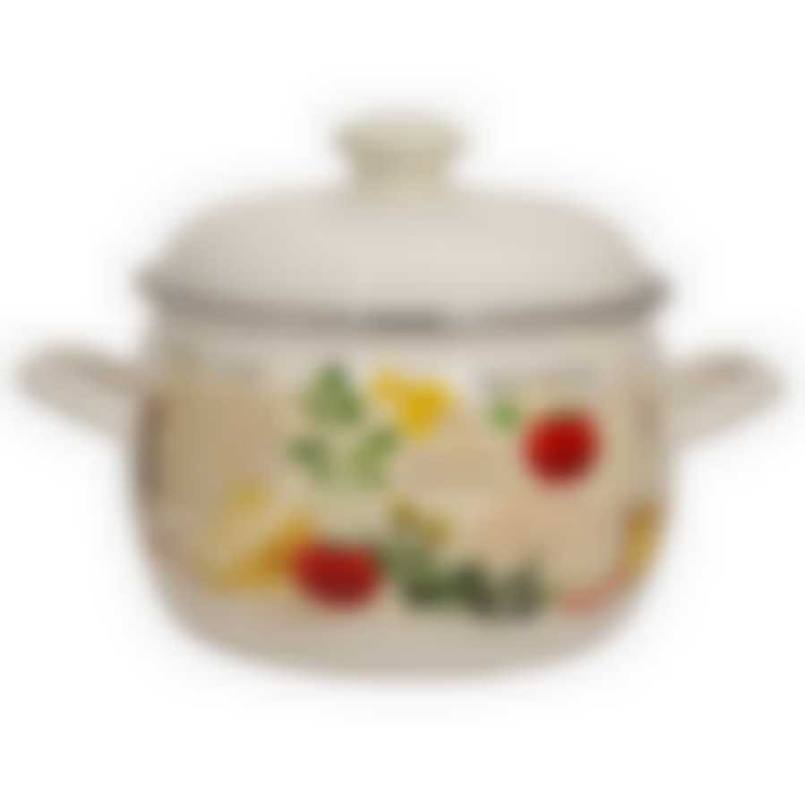 Кастрюля эмал 5,0л Капрезе, 4216АП2/4