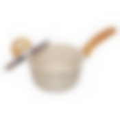 Ковш литой 1,3л стеклянная крышка Ваниль ТМ Традиция, ТВ1163