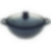 Казан литой 28см 4,0л силиконовая крышка Гранит ТМ Традиция, ТГ0287