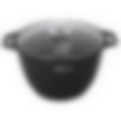 Кастрюля литая 4,0л стеклянная крышка Темный мрамор индукция ТМ Kukmara, кмти42а