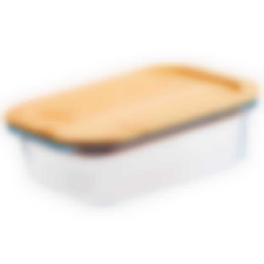 Контейнер 1040 мл прямоугольный с бамбуковой крышкой Studio TM Appetite, BMC1040R