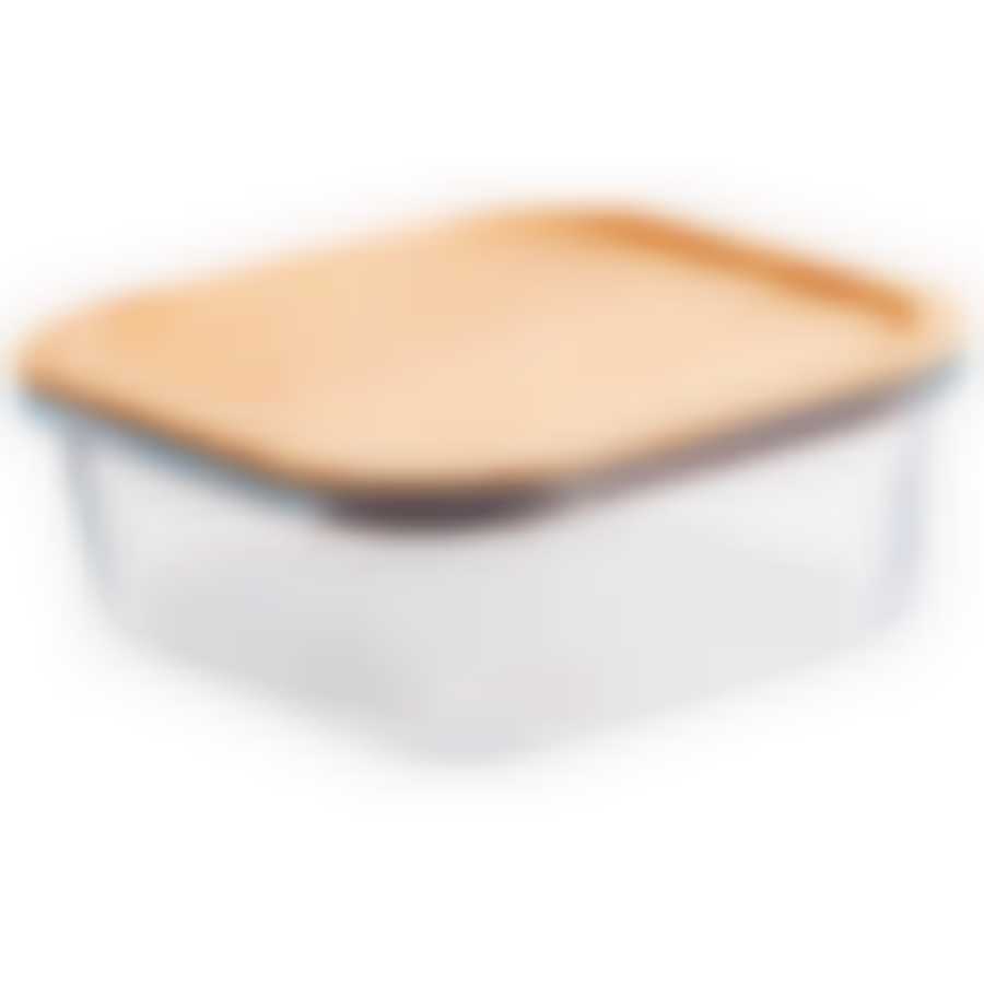 Контейнер 520мл квадратный с бамбуковой крышкой Studio TM Appetite, BMC520S