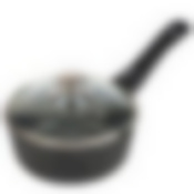 Ковш литой 1,5л съемная ручка стеклянная крышка Гранит ТМ Традиция, ТГ1183