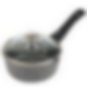 Ковш литой 1,5л съемная ручка стеклянная крышка Мрамор ТМ Традиция, ТМ1183