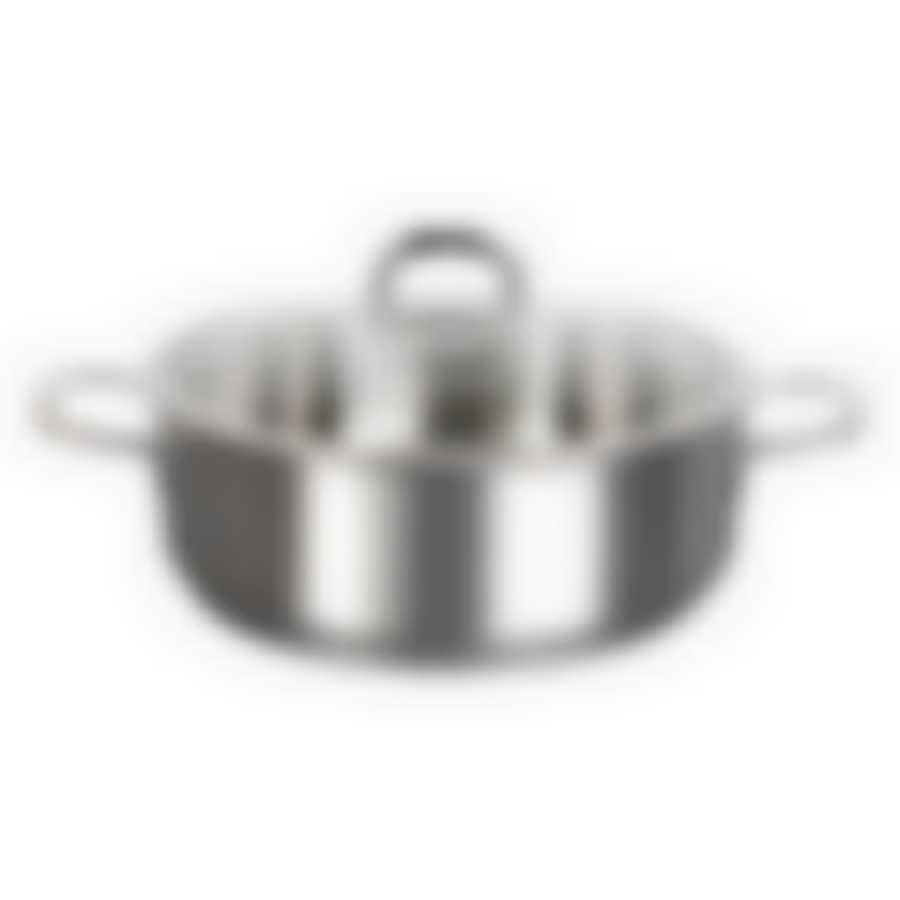 Сотейник 28см 4,8л стеклянная крышка SAFIA ТМ KUKMARA, SF-STP4828G