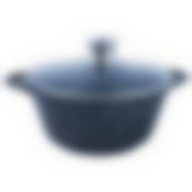 Кастрюля литая 3,0л стеклянная крышка Гранит ТМ Традиция, ТГ5233