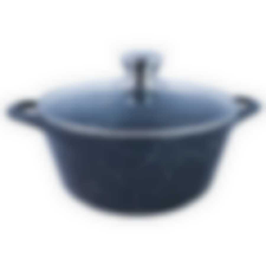 Кастрюля литая 3,0л стеклянная крышка Гранит ТМ Традиция, ТГ5233