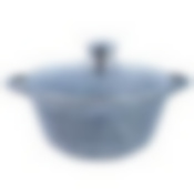 Кастрюля литая 3,0л стеклянная крышка Мрамор ТМ Традиция, ТМ5233